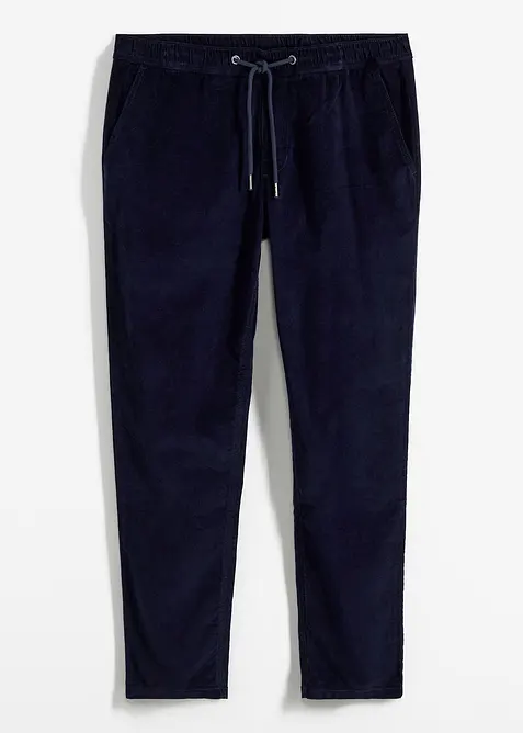Pantalon jogger Regular en velours c&ocirc;tel&eacute;, droit, bonprix