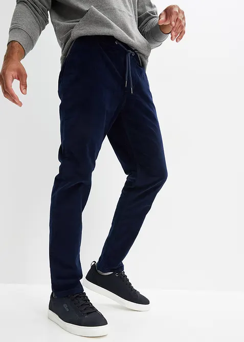 Pantalon jogger Regular en velours c&ocirc;tel&eacute;, droit, bonprix