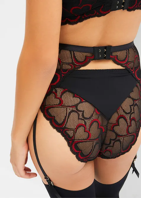 Ceinture porte-jarretelles &agrave; dentelle, bonprix