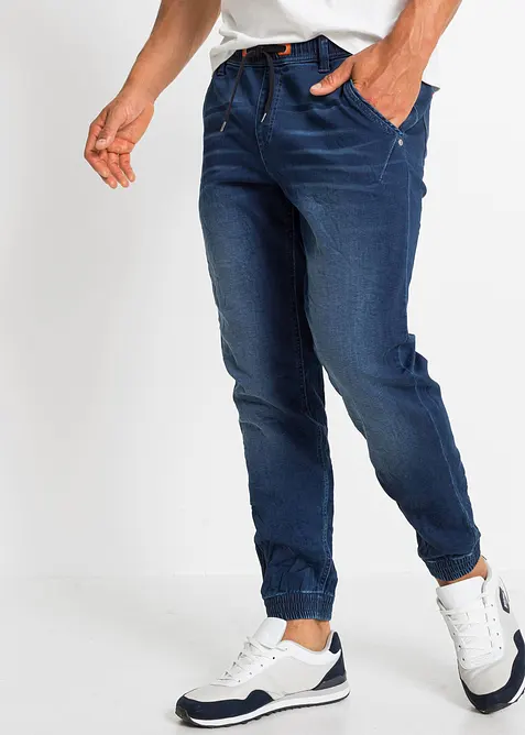 Regular Fit Jeans-Jogger mit Komfortbund, Straight, bonprix