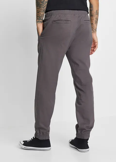 Relaxed Fit Chino-Stretch-Schlupfhose, Straight, bonprix