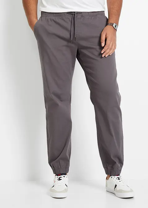 Relaxed Fit Chino-Stretch-Schlupfhose, Straight, bonprix