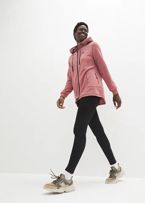 Long-Fleecejacke mit Reißverschluss-Taschen, bonprix