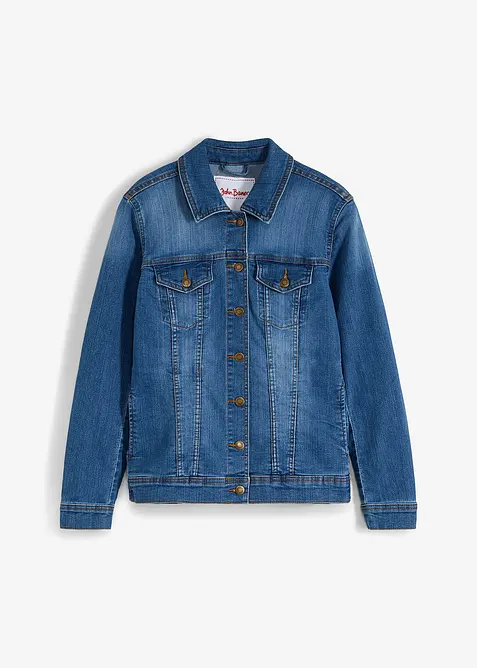 Veste en jean extensible, basique, bonprix