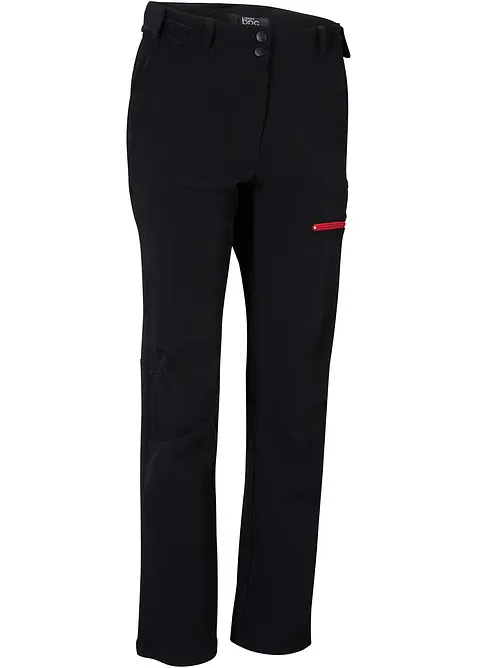 Pantalon softshell extensible à poches, déperlant, bonprix