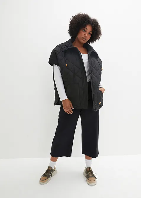 Oversize Funktions-Steppweste, wasserabweisend, bonprix