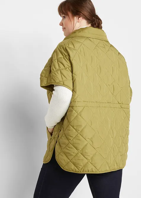 Veste sans manches matelass&eacute;e oversize, d&eacute;perlant, bonprix