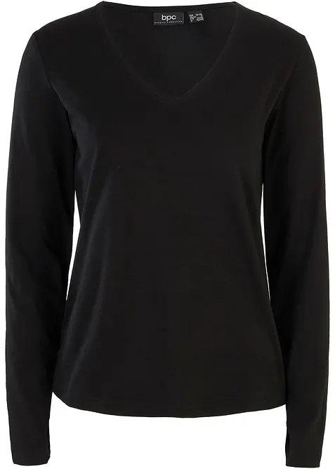 T-shirt manches longues 100% coton, bonprix