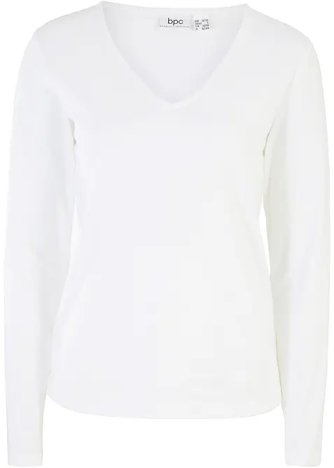Langarmshirt mit reiner Bio-Baumwolle, bonprix