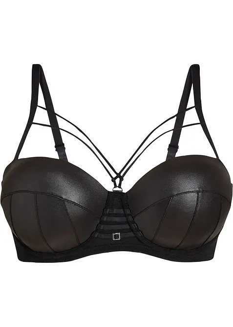 Soutien-gorge balconnet &agrave; armatures avec effet mouill&eacute;, bonprix