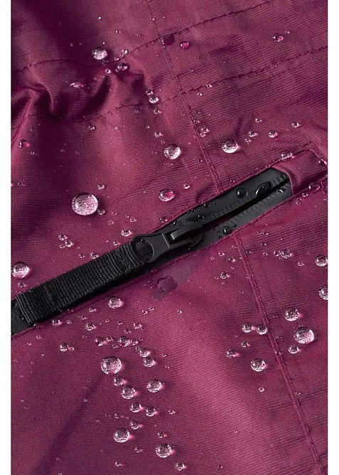 wasserdichter Funktions-Outdoor-Übergangsmantel mit Kapuze, 2 in 1-Optik, bonprix