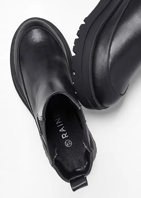 Bottines Chelsea &agrave; semelle crant&eacute;e, bonprix