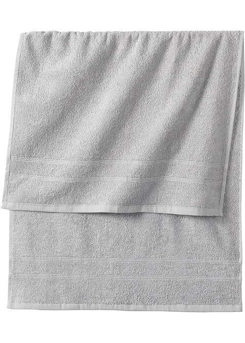 Serviette de toilette en &eacute;ponge douce pur coton, bonprix