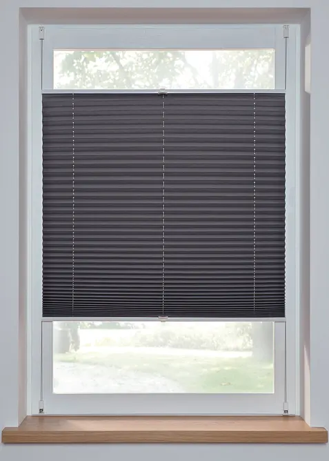 Store plissé occultant uni avec verso blanc, bonprix