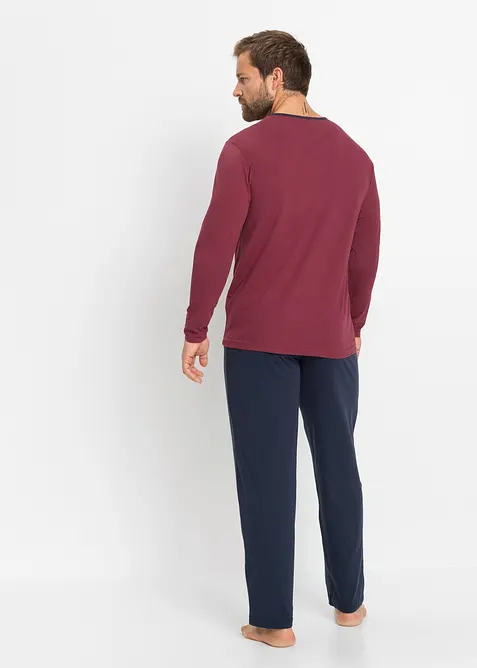 Pyjama &agrave; manches longues, bonprix