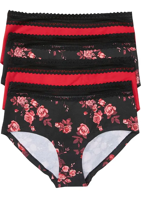 Maxipanty mit Bio-Baumwolle (4er Pack), bonprix