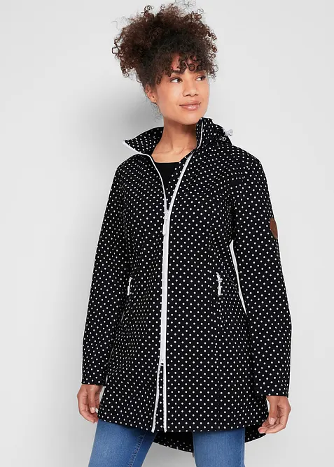 Leichte, wasserabweisende Softshell-Langjacke, bonprix