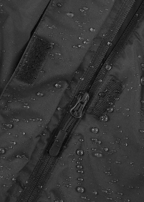 wasserdichter Outdoor-Mantel mit Fellimitat, bonprix