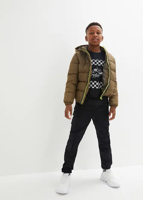 Pantalon cargo extensible, Regular, bonprix