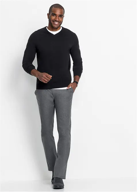 Pull doux en fine maille de coton majoritaire, bonprix