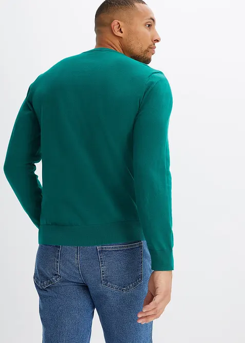 Feinstrickpullover aus weichem Baumwollmix, bonprix