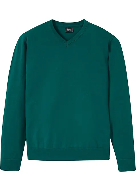 Feinstrickpullover aus weichem Baumwollmix, bonprix