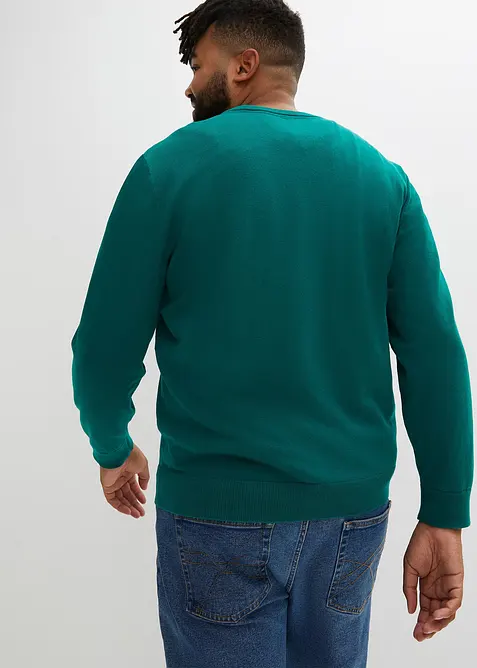 Feinstrickpullover aus weichem Baumwollmix, bonprix