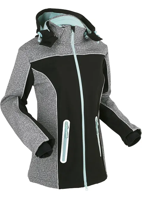wasserabweisende Softshelljacke mit reflektierenden Details, bonprix