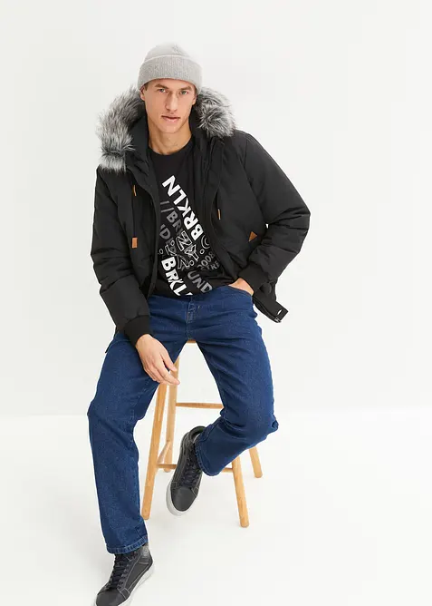 T-shirt manches longues 100% coton, bonprix