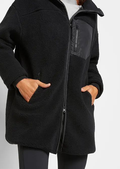 Teddy-Fleece Jacke, bonprix