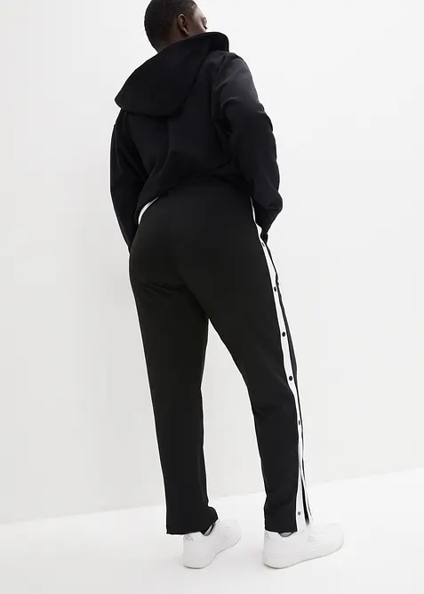 Jogginghose mit Druckkn&ouml;pfen, schnelltrocknend, bonprix
