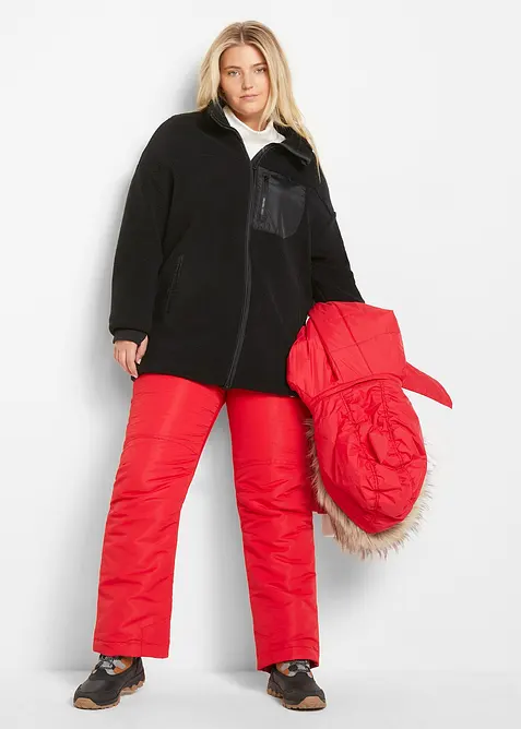 Teddy-Fleece Jacke, bonprix