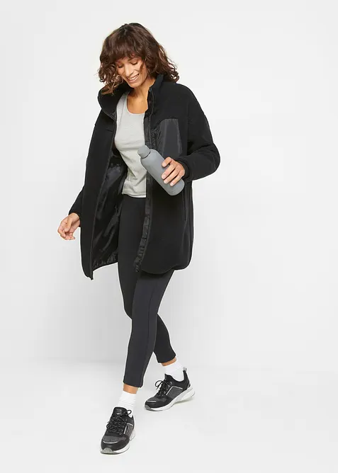 Teddy-Fleece Jacke, bonprix