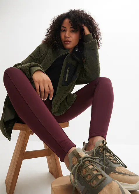 Teddy-Fleece Jacke, bonprix