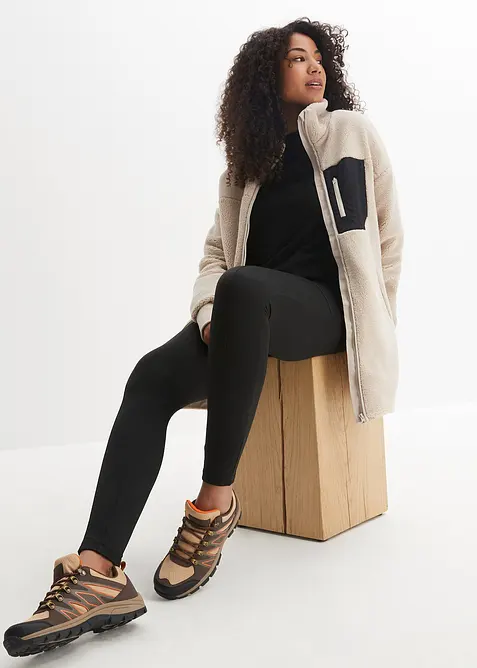 Teddy-Fleece Jacke, bonprix