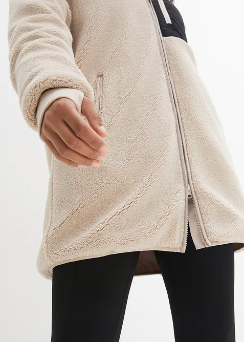 Teddy-Fleece Jacke, bonprix