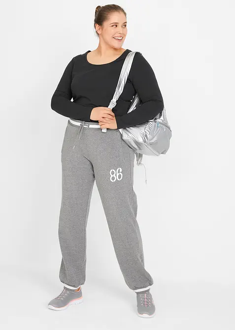 Pantalon sweat en matière élastique, bonprix