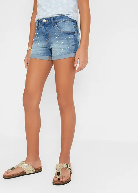 Short en jean taille mi-haute, bonprix