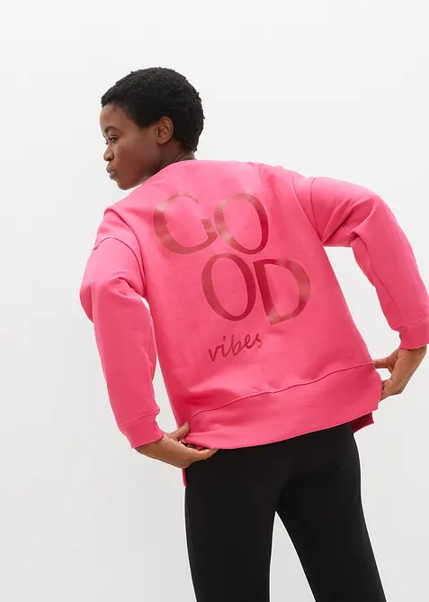 Oversized-Sweatshirt aus Bio-Baumwolle, bonprix