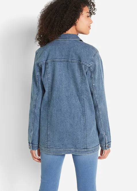 Veste en jean extensible, coupe boyfriend, bonprix