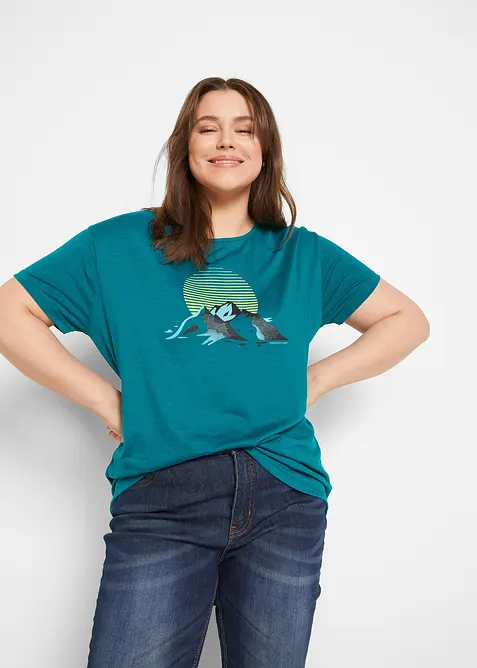 Lot de 2 T-shirts techniques, séchage rapide, bonprix