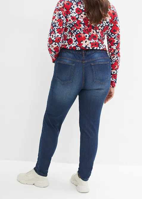 Jegging à taille mi-haute et élastiquée, bonprix