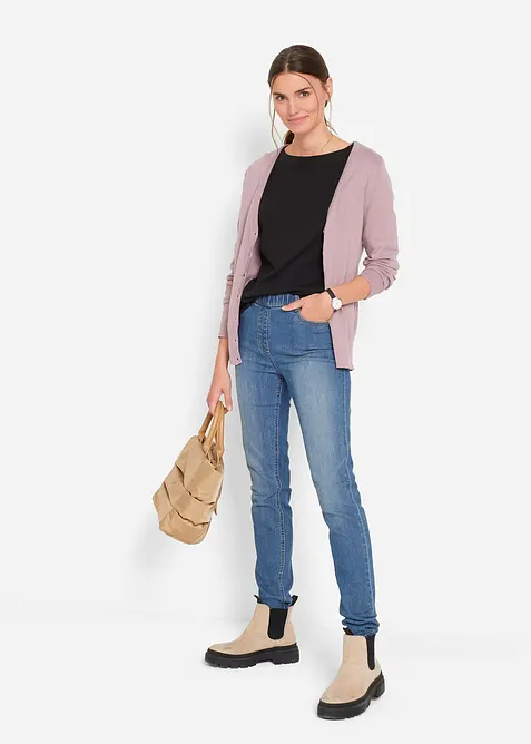 Langarmshirt aus reiner Bio-Baumwolle, bonprix