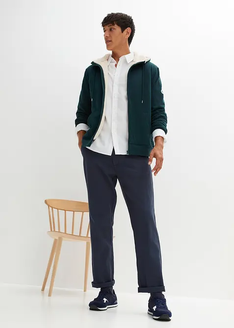 Thermo-Sweatjacke mit Kuschel-Fleece-Futter, bonprix