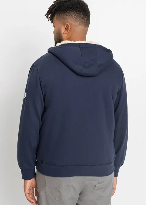 Sweat zipp&eacute; doubl&eacute; sherpa, bonprix