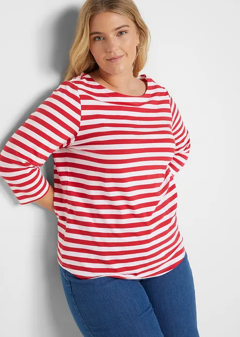 Shirt mit U-Boot-Ausschnitt, bonprix