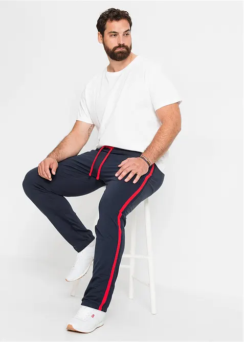 Pantalon de jogging à détails contrastants, bonprix