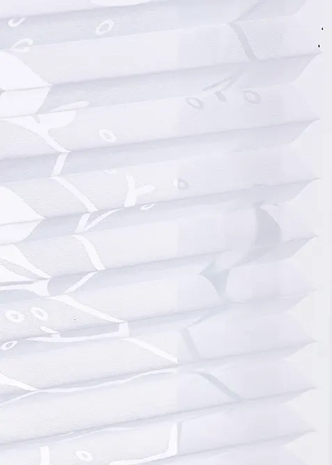 Store plissé motif feuillage en dévoré, bonprix