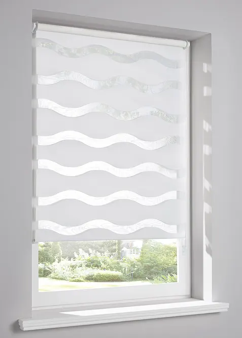 Doppelrollo mit Wellen, bonprix