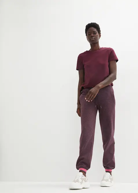 Sweathose aus Baumwoll-Mix, 2er Pack, bonprix